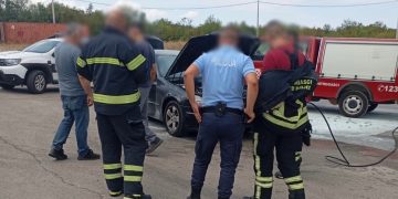 Zapalio se Mercedes na Dužicama kod Širokog Brijega, nastala manja materijalna šteta