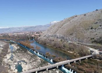 Zbog suše i visokih temperatura vodostaji rijeka pali na izrazito niske razine