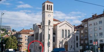Pokušaj krađe oluka na crkvi Sv. Josipa u Sarajevu