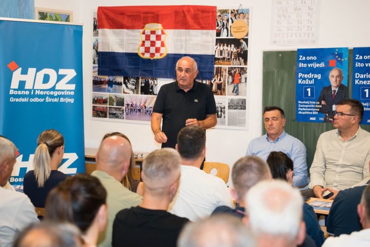 GO HDZ BiH Široki Brijeg: Oni s 20 posto hrvatskih glasova ne mogu imati člana Predsjedništva