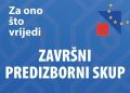 Završni predizborni skup HDZ-a BiH Široki Brijeg – Za ono što vrijedi!