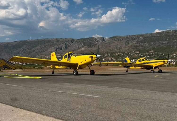 Air Tractori iznad Hercegovine: 835 letova protiv vatrene stihije