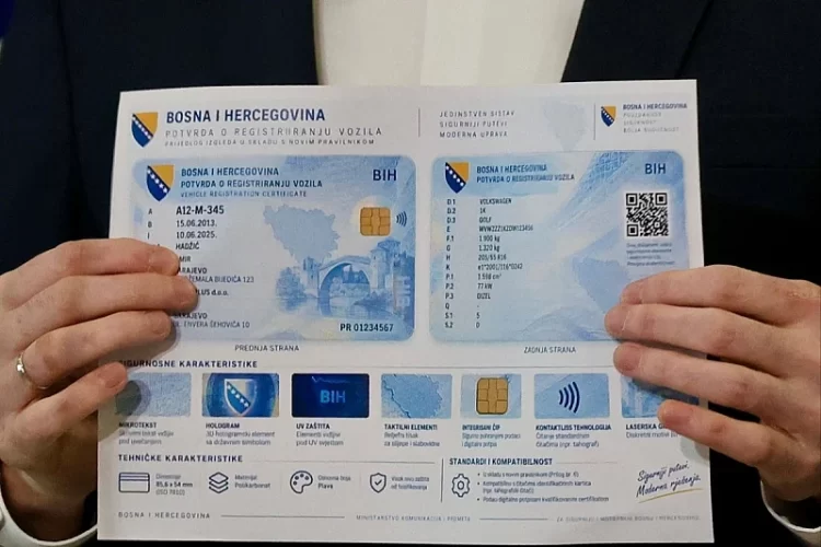 Evo kako bi trebale izgledati nove prometne dozvole u Bosni i Hercegovini, velike promjene