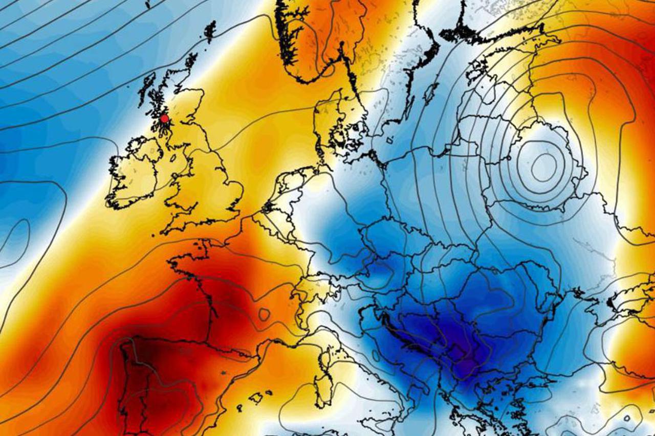 Nagli pad temperature i do 15 stupnjeva: Hladna fronta obrušava se na Balkan Nagli pad temperature i do 15 stupnjeva: Hladna fronta obrušava se na Balkan