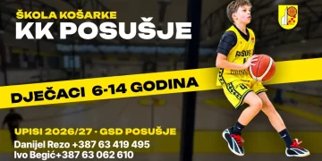 Počinju upisi u Školu košarke KK Posušje, prvi trening besplatan