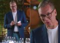 Pogledajte nadrealan Vučićev novi spot, glumio je konobara: ‘Za desert?’