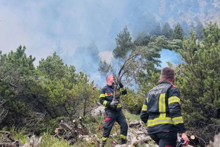 Požar na Čvrsnici i dalje izmiče kontroli