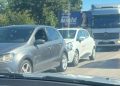 Prometna nezgoda u Širokom Brijegu: Sudar dva vozila usporio promet na Trnu
