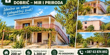 Široki Brijeg: Prodaje se kuća na atraktivnoj lokaciji, 200 m² doma i 1.300 m² okućnice