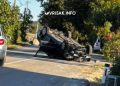 Široki Brijeg: Prometna nesreća u Ljutom Docu, automobil završio na krovu