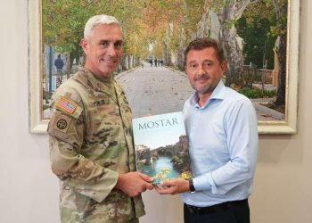 Gradonačelnik Kordić primio u posjet zapovjednika NATO stožera u Sarajevu