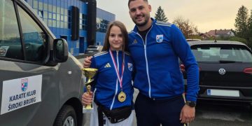 Ana Lovrić članica karate kluba Široki Brijeg prvakinja Hrvatske