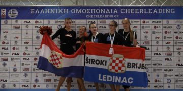 Cheerleadersice iz Širokog i Ljubuškog nastupili u polufinalu Europskog prvenstva