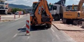 Dio Posušja danas bez vode zbog radova na novom kružnom toku