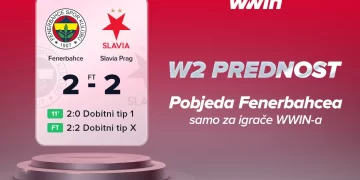 Fenerbahce ispustio dva gola prednosti, ali ne i igrači WWIN-a!