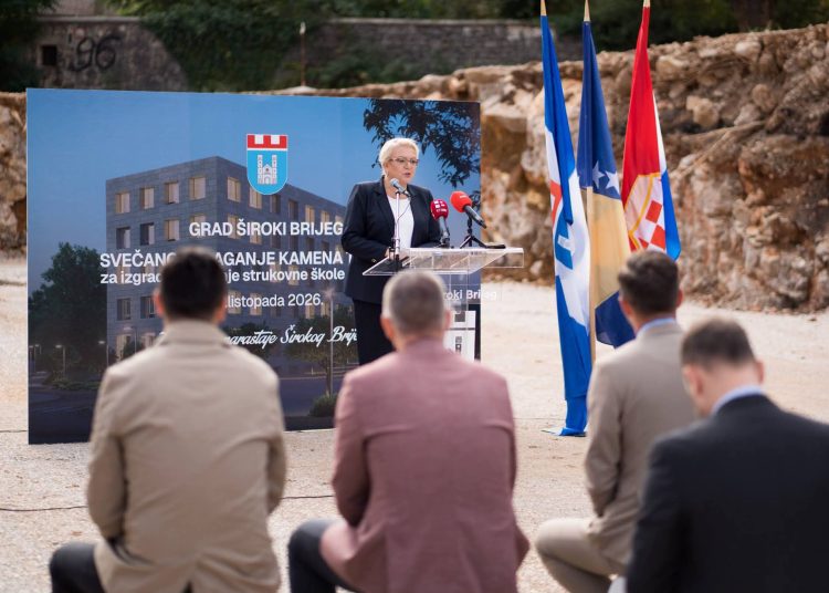 Položen kamen temeljac za zgradu Srednje strukovne škole Široki Brijeg