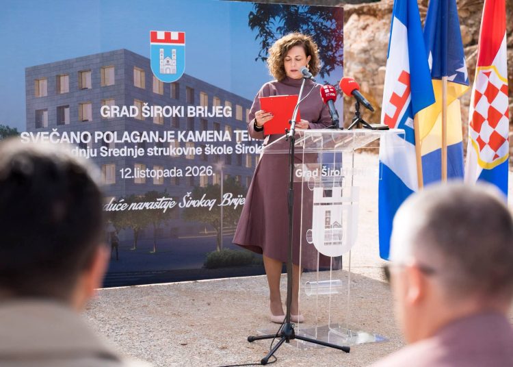 Položen kamen temeljac za zgradu Srednje strukovne škole Široki Brijeg