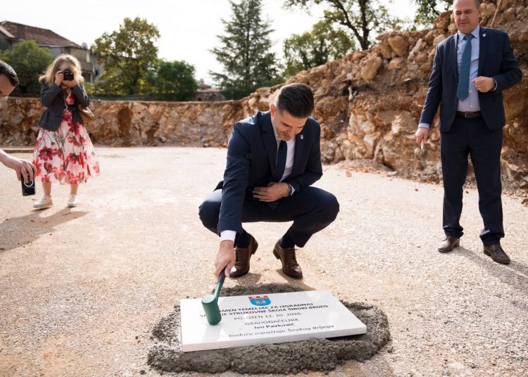 Položen kamen temeljac za zgradu Srednje strukovne škole Široki Brijeg