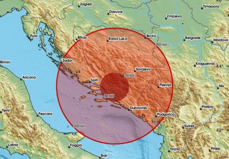 Potres zatresao Hercegovinu: Epicentar u Čapljini, a jačina 3,2