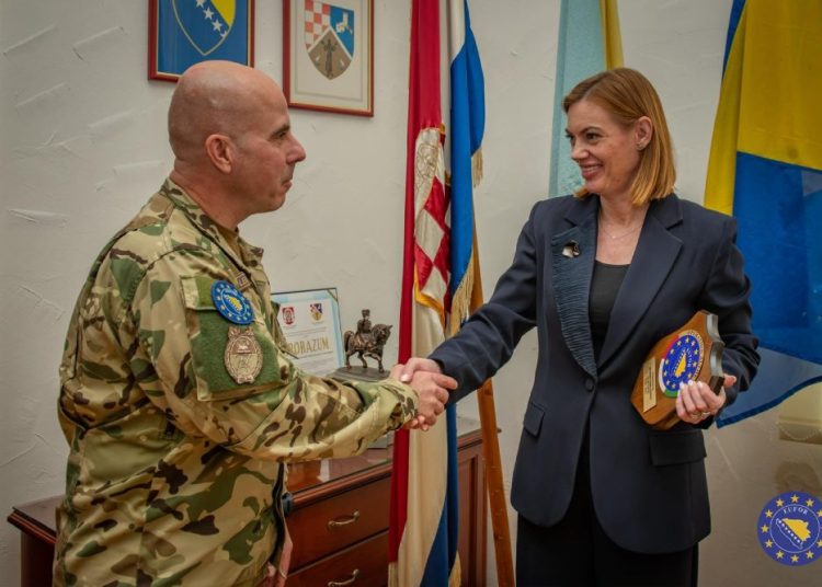 Pripadnici EUFOR-a održali sastanak s gradonačelnicom Čapljine