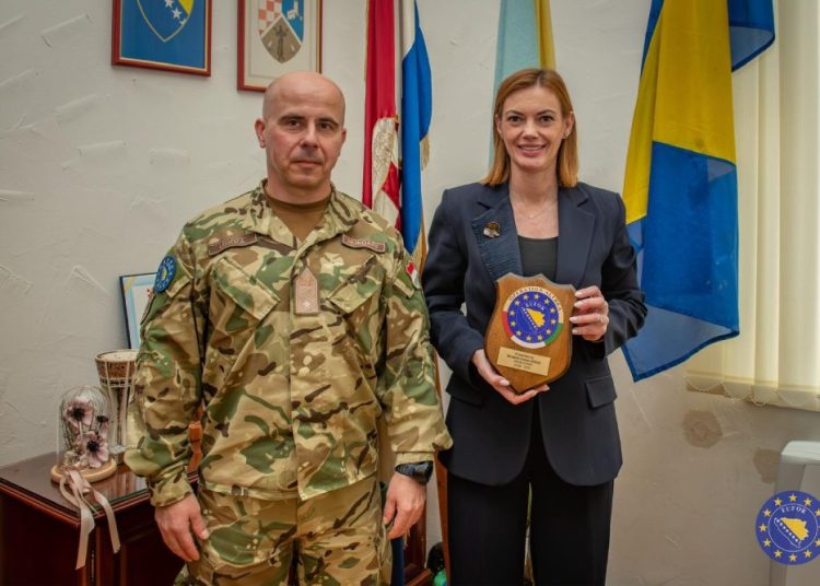 Pripadnici EUFOR-a održali sastanak s gradonačelnicom Čapljine