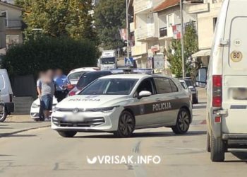 Prometna nezgoda u središtu Gruda