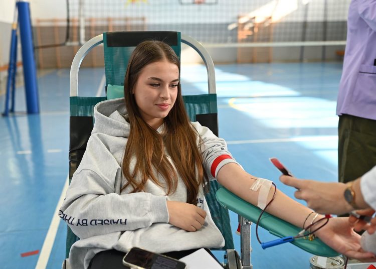 Širokobriješki gimnazijalci darovali 36 doza krvi